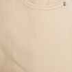 Jean wide leg taille haute beige femme