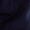 Pull col bateau bleu marine femme