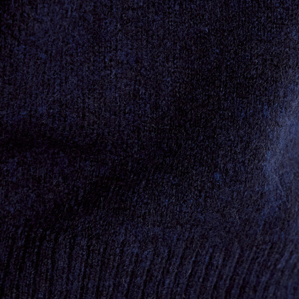 Pull col bateau bleu marine femme