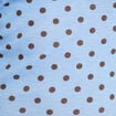 T-shirt ajust&eacute; col rond manches longues bleu ciel femme