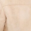 Blouson simili cuir sable femme