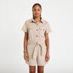 Combishort beige femme