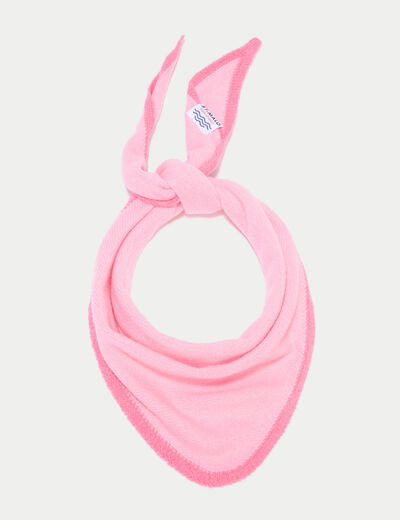 Foulard rose clair femme