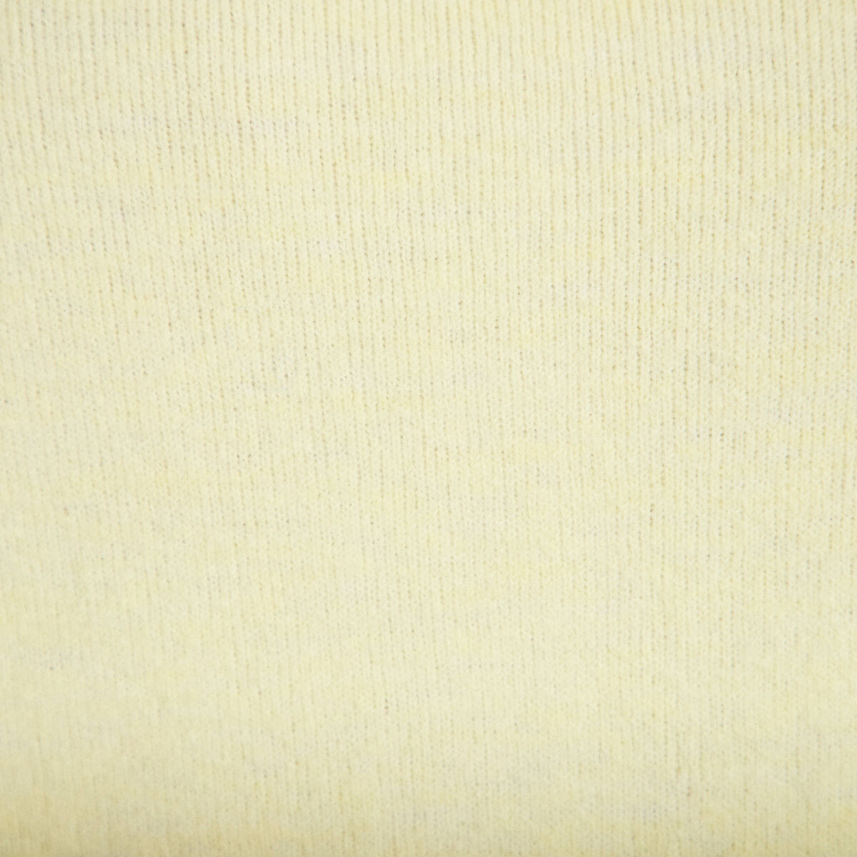 Pull col chemise manches longues jaune clair femme
