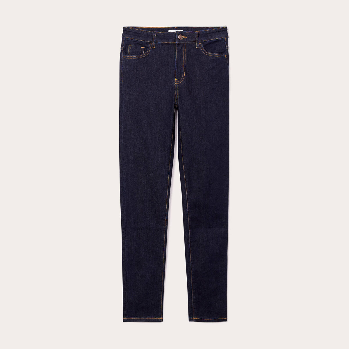 Jeans slim 5 poches denim brut femme