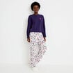 Lot de 2 pyjamas manches longues blanc femme