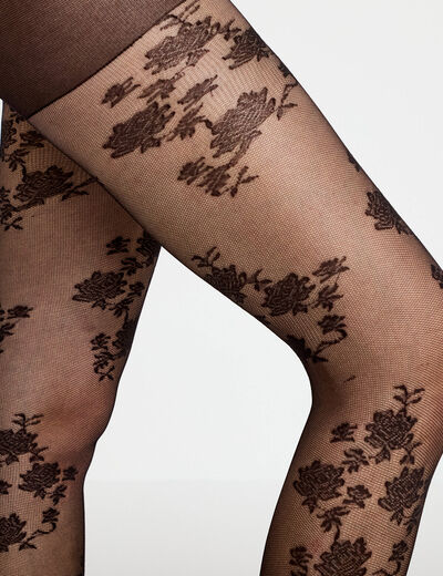 Collants noir femme