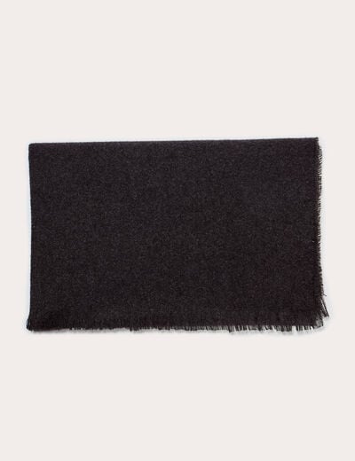 &Eacute;charpe plaid noir femme