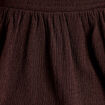 D&eacute;bardeur d&eacute;tail crochet marron fonc&eacute; femme