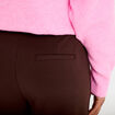Pantalon large marron fonc&eacute; femme