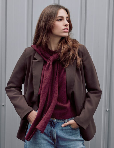 Blazer Femme Marron Foncé Machin Chose - Taille 44 (L) - Occasion Très Bon État