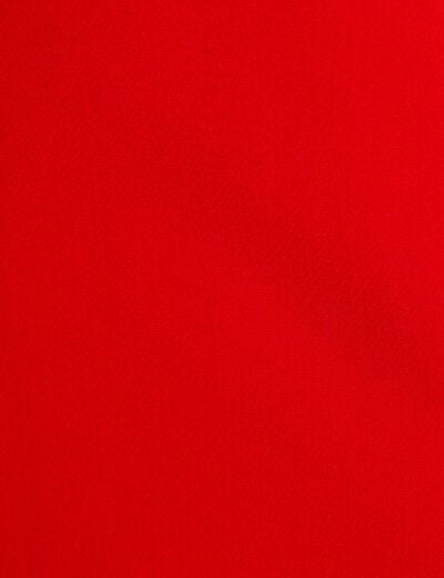 Jupe-short droite fentes rouge femme