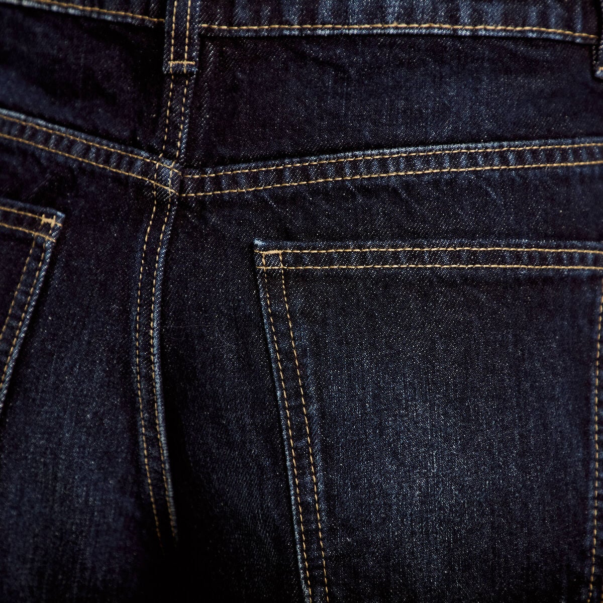 Jean barrel taille haute denim brut femme