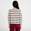 Gilet manches longues ecru femme