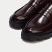 Mocassins bordeaux femme