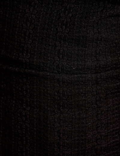 Top ajust&eacute; col montant dentelle noir femme