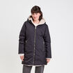 Parka r&eacute;versible &agrave; capuche noir femme