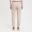Pantalon chino 7/8&egrave;me beige femme
