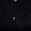 Gilet sans manches effet polaire bleu marine femme
