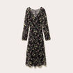 Robe &eacute;vas&eacute;e noir femme