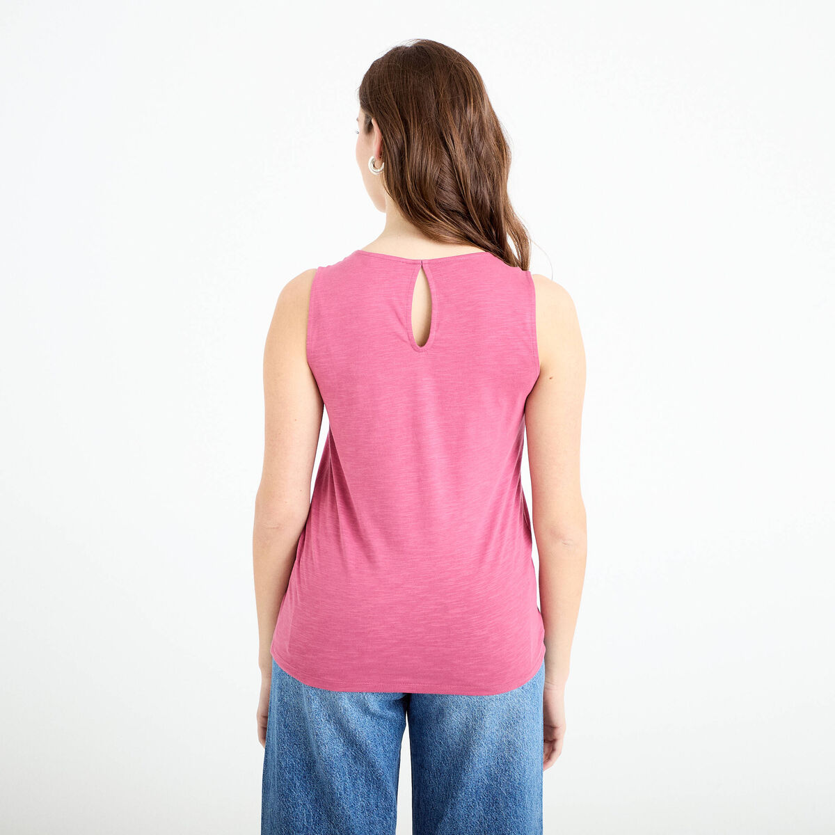 D&eacute;bardeur col v vieux rose femme