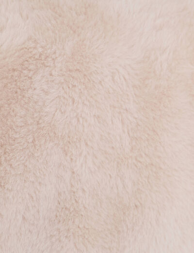 Gilet r&eacute;versible sans manches ivoire femme
