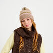 Bonnet taupe femme