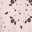 Pull col rond manches longues rose clair femme