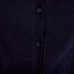 Polo col chemise manches courtes bleu marine femme