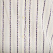 Blouse ajour&eacute;e manches longues blanc femme