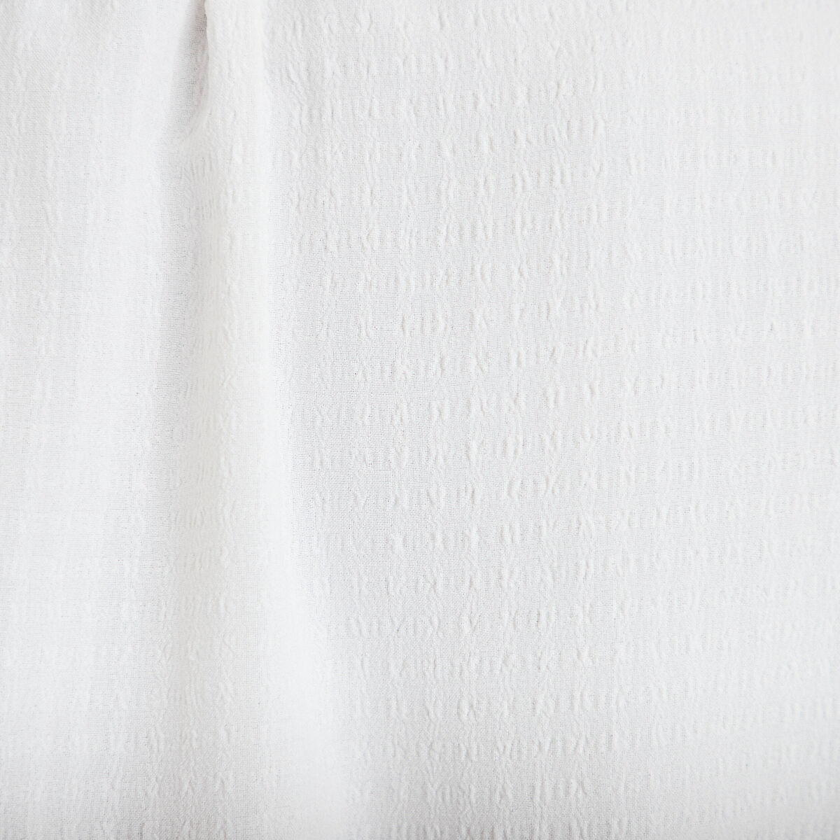 Chemise droite col montant dentelle ecru femme