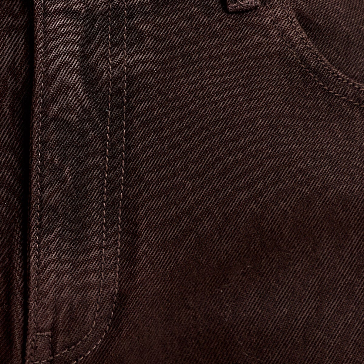 Jean bootcut taille standard marron fonc&eacute; femme