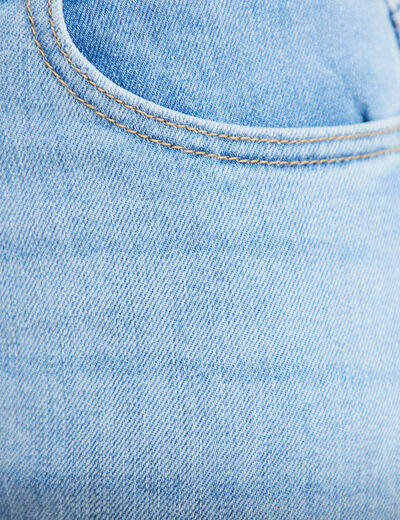 Jean bootcut cropped taille haute denim triple stone femme