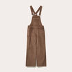 Salopette en velours taupe femme