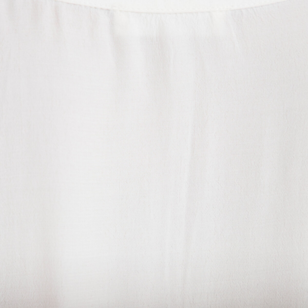 Blouse col v manches longues ecru femme