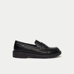 Mocassins noir femme