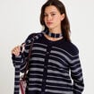 &Eacute;charpe bleu marine femme