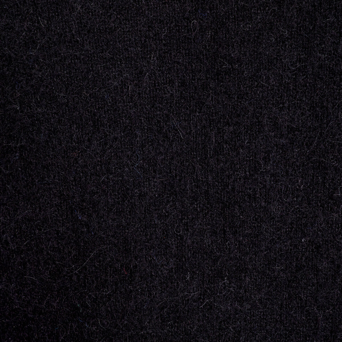 Pull avec col en V noir femme