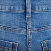 Jean wide leg cropped taille haute denim double stone femme