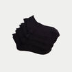 Lot de 4 paires de chaussettes noir femme