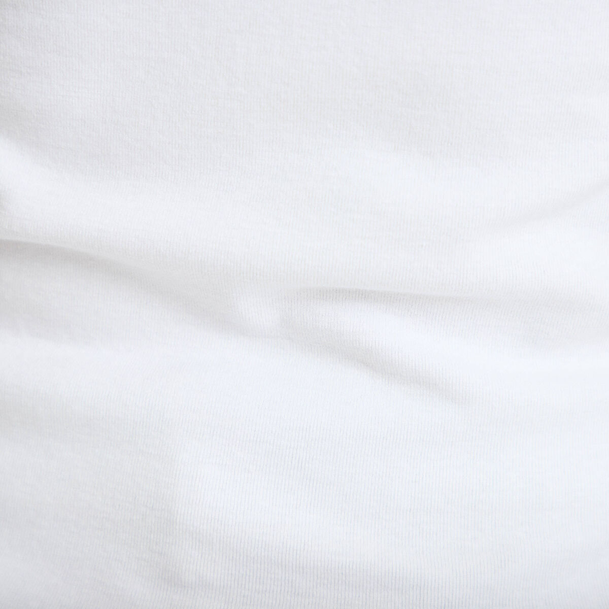 T-shirt ajust&eacute; col v manches courtes blanc femme