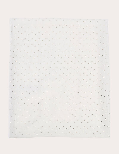 Foulard ecru femme