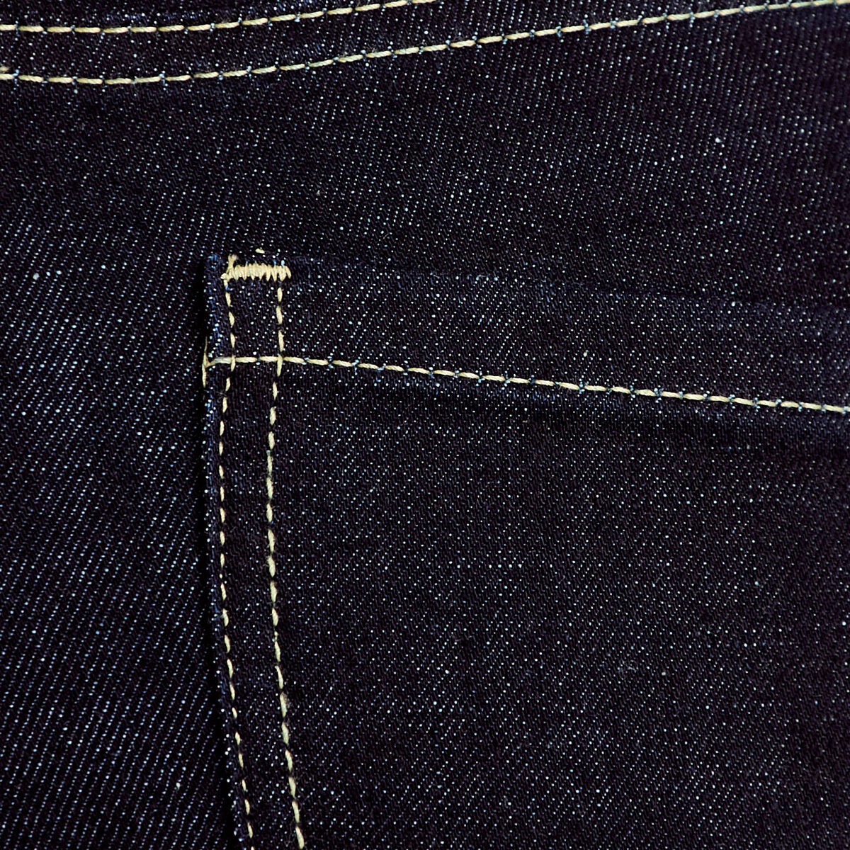 Jean skinny taille haute denim brut rinse femme