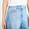Jean wide leg cropped Bridgerton denim triple stone femme