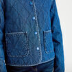 Veste en jean manches longues denim stone femme