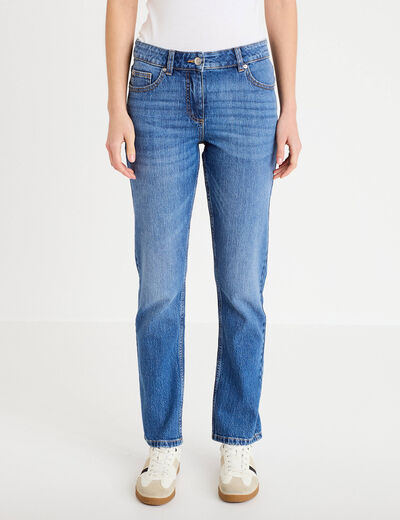 Jean slim taille standard denim double stone femme