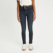 Jeans slim push-up denim blue black femme