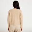 Gilet boutons coeur beige femme