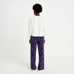 Pyjama manches longues bleu femme