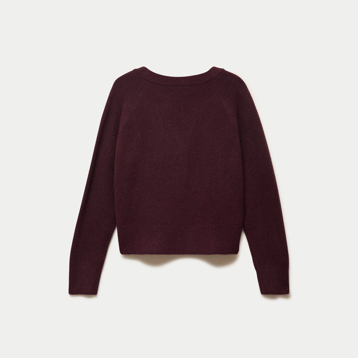 Gilet boutons coeur prune femme
